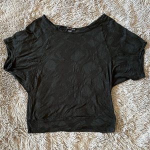 American Dream sheer flowy short sleeve top